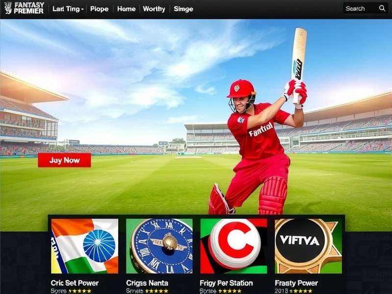 Cricket Fantasy Premier Homepage
